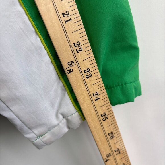 Aqua Marina womens Jacket L kelly green colorblock Y2K 90s Spain light Winter - Picture 14 of 16